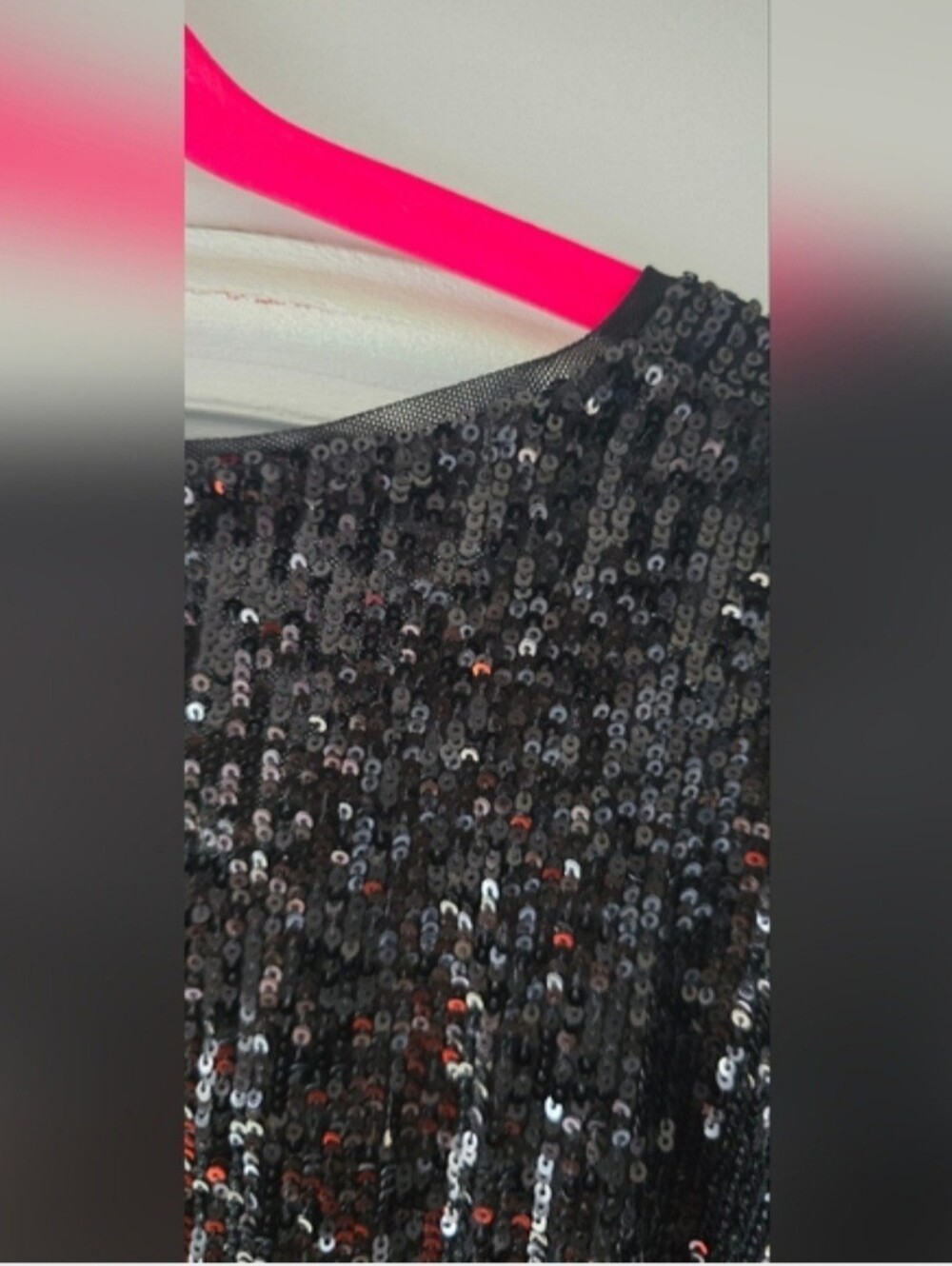 Generation Love Sequin Jumpsuit Black XS Faux Wrap V-Neck Holiday Party NYE Glam - Picture 12 of 16